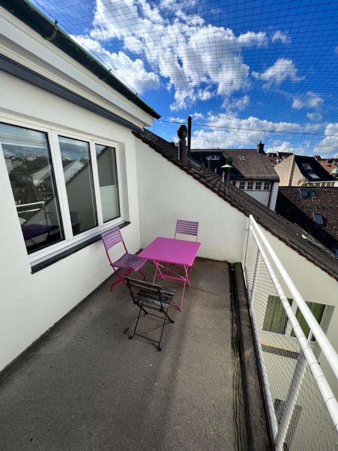 City Center Rooftop Balcony-Studio At Town Hall Bazylea Zewnętrze zdjęcie